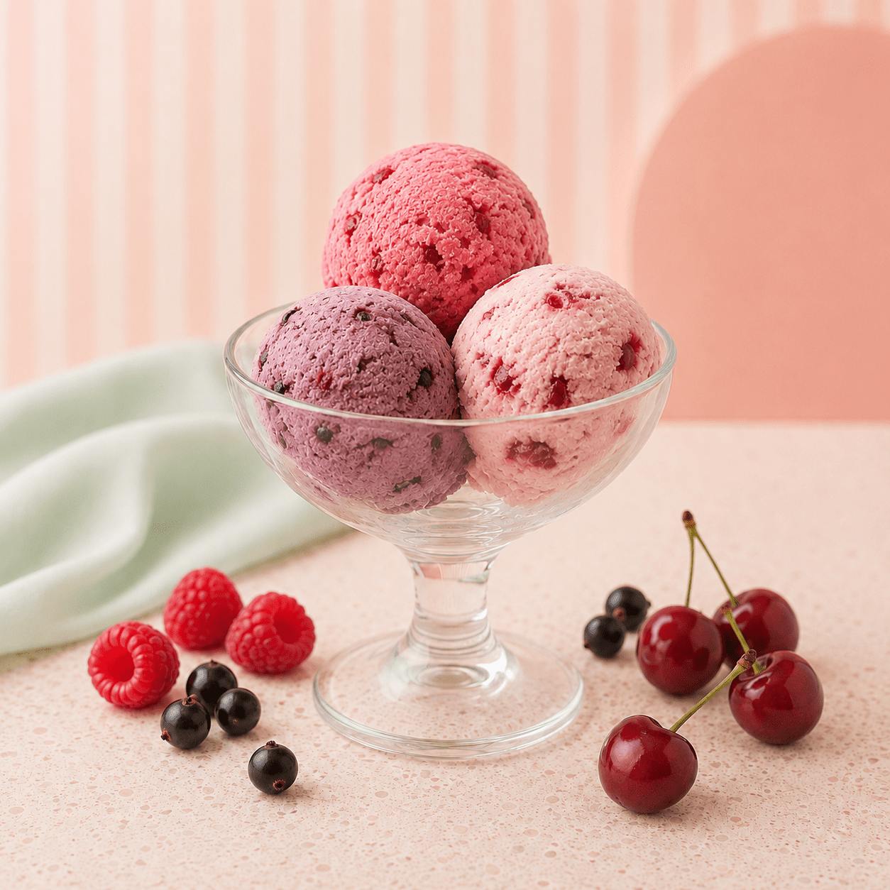 Lody owocowe